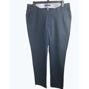 Tommy Hilfiger Adaptive Mens Pants Navy Chinos Seated Wear Collection 34/32